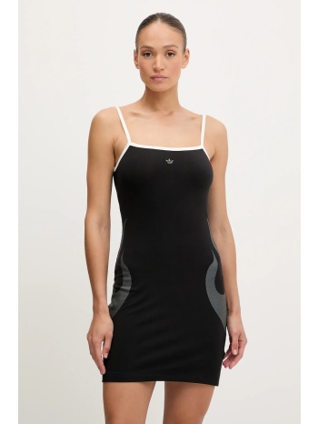 φόρεμα adidas originals tank dress χρώμα μαύρο, jw7266 93%
