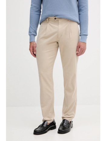 παντελόνι tommy hilfiger χρώμα μπεζ, mw0mw40699 97%