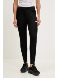 παντελόνι φόρμας adidas performance tiro essentials χρώμα: μαύρο, jp2530 100% πολυεστέρας