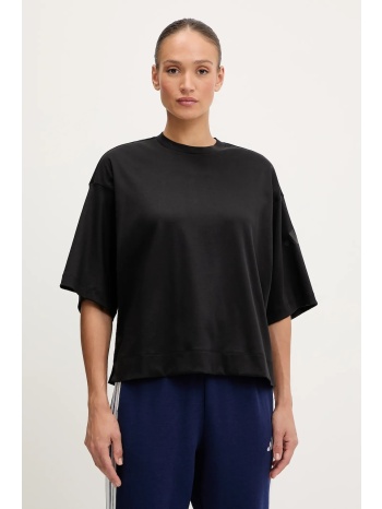 βαμβακερό μπλουζάκι adidas all szn χρώμα μαύρο, jm3800