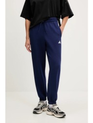 παντελόνι φόρμας adidas 3-stripes χρώμα: ναυτικό μπλε, jx7696 55% βαμβάκι, 36% πολυεστέρας, 9% ρεγιό