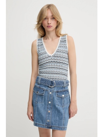 top morgan χρώμα μπλε, minko 50% βισκόζη, 33% βαμβάκι, 11%