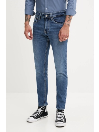 τζιν παντελόνι tommy jeans χρώμα μπλε, dm0dm21053 99%