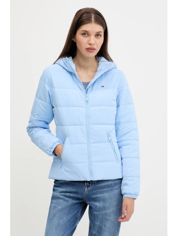 μπουφάν tommy jeans χρώμα μπλε, dw0dw20959 κύριο υλικό