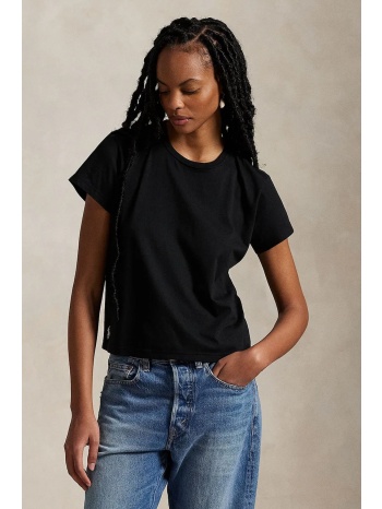 μπλουζάκι polo ralph lauren χρώμα μαύρο, 211967102 60%