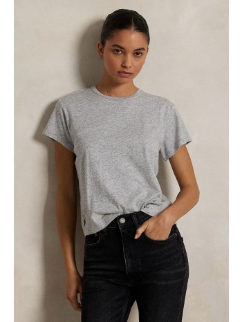 μπλουζάκι polo ralph lauren χρώμα γκρι, 211967102 60%