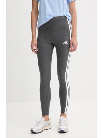 κολάν adidas 3-stripes χρώμα γκρι, jz3299 90% βαμβάκι, 10%