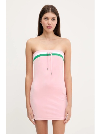 βελούδινο φόρεμα juicy couture velour stripe tube dress