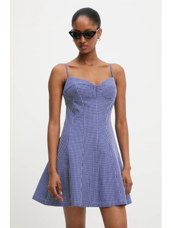βαμβακερό φόρεμα answear lab χρώμα ναυτικό μπλε 100%
