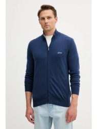 ζακέτα από μίγμα μαλλιού guess darrell χρώμα: μπλε, m5yr28 z0122 50% πολυεστέρας, 40% πολυαμίδιο, 5%