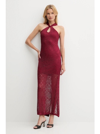 φόρεμα guess cynthia χρώμα κόκκινο, w5yk48 z37g0 κύριο