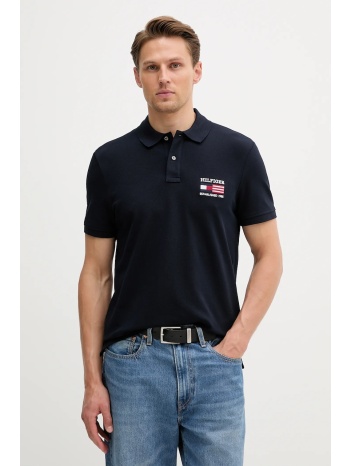 πόλο tommy hilfiger χρώμα ναυτικό μπλε, mw0mw39836 96%