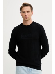 πουλόβερ guess harrison χρώμα: μαύρο, m5yr02 z3fb1 60% βαμβάκι, 40% modal