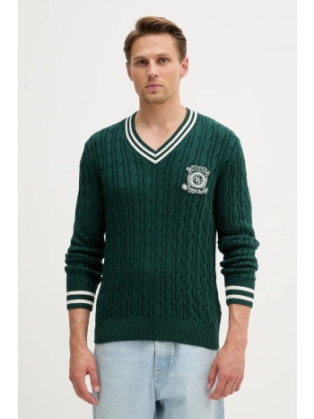 πουλόβερ guess hewie χρώμα πράσινο, m5yr12 z30w1 59%