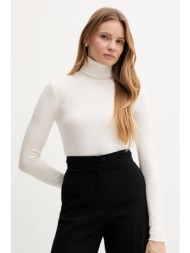 πουλόβερ polo ralph lauren χρώμα: μπεζ, 211976982 57% lyocell, 38% βαμβάκι, 5% ελαστάν