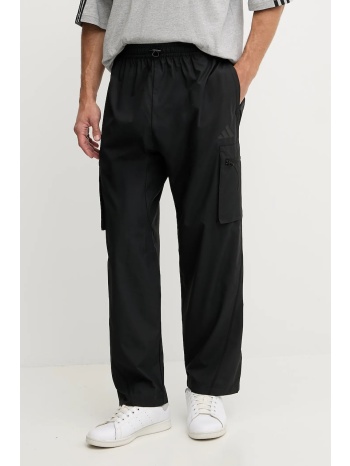 παντελόνι adidas χρώμα μαύρο, ke4390 100% πολυεστέρας