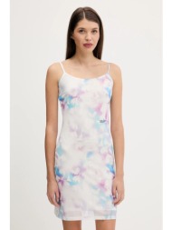 φόρεμα karl lagerfeld jeans χρώμα: άσπρο, a3w13011 90% πολυεστέρας, 10% ελαστάν