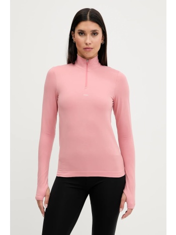 μακρυμάνικο pangaia plant-stretch zipped long sleeve top