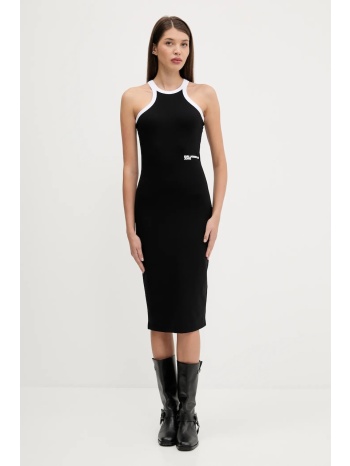 φόρεμα karl lagerfeld jeans χρώμα μαύρο, a3w13008 67%