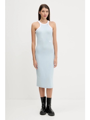 φόρεμα karl lagerfeld jeans χρώμα μπλε, a3w13008 67%