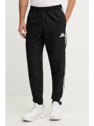 παντελόνι προπόνησης adidas performance tiro essentials ανδρικό, χρώμα: μαύρο, jc5445 100% πολυεστέρ