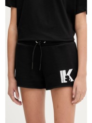 σορτς karl lagerfeld jeans χρώμα: μαύρο, a3w10125 90% οργανικό βαμβάκι, 10% ανακυκλωμένος πολυεστέρα