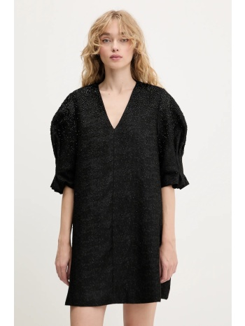 φόρεμα stine goya χρώμα μαύρο, sg-pf25-d128-2379 υλικό 1