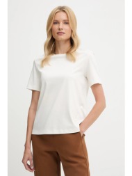 μπλουζάκι mm comodo χρώμα: άσπρο, 2526946027600 51% modal, 49% βαμβάκι