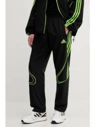 παντελόνι φόρμας adidas originals teamgeist ανδρικό, χρώμα: μαύρο, jw5869 100% πολυεστέρας
