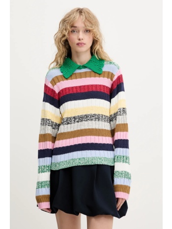 πουλόβερ stine goya χρώμα πράσινο, sg-pf25-k033-2386 60%