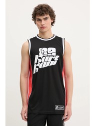 μπλουζάκι karl kani χρώμα: μαύρο, pd00005368 100% πολυεστέρας