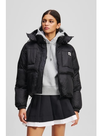 μπουφάν με επένδυση από πούπουλα karl lagerfeld χρώμα