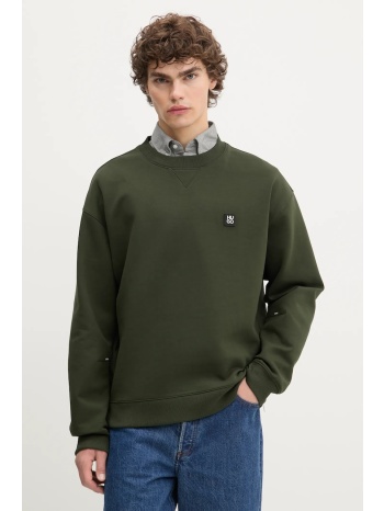 μπλούζα hugo χρώμα πράσινο, 50542593 κολάρο 97% βαμβάκι