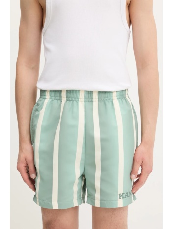 σορτς karl kani χρώμα πράσινο, pd00005312 100% πολυεστέρας