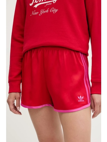 σορτς adidas originals 3-stripes χρώμα κόκκινο, jz3513 97%