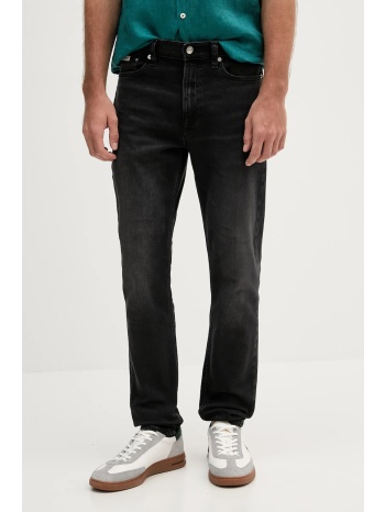 τζιν παντελόνι calvin klein jeans χρώμα μαύρο, lv04rb754g