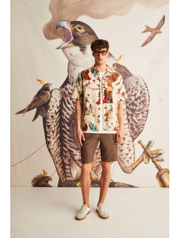 πουκάμισο medicine χρώμα πολύχρωμο 62% lyocell, 38%