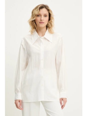 πουκάμισο answear lab χρώμα άσπρο 100% tencel