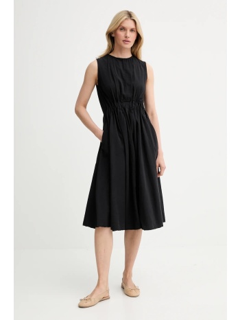 βαμβακερό φόρεμα answear lab χρώμα μαύρο 100% βαμβάκι