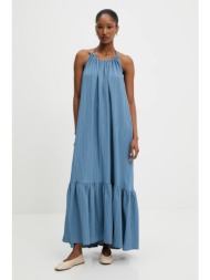 φόρεμα answear lab χρώμα: μπλε 95% πολυεστέρας, 5% ελαστάν