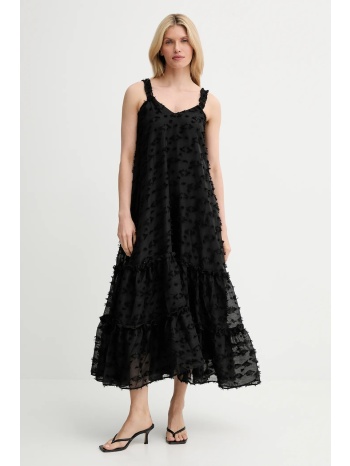 φόρεμα answear lab χρώμα μαύρο 100% πολυεστέρας