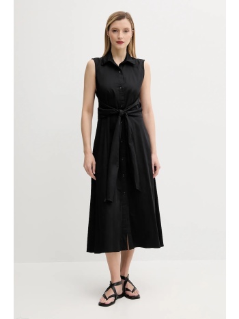 βαμβακερό φόρεμα answear lab χρώμα μαύρο 100% βαμβάκι