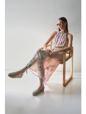 φόρεμα medicine χρώμα πολύχρωμο κύριο υλικό 80% βισκόζη