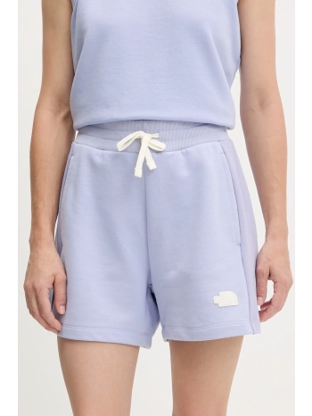 σορτς the north face terry relaxed χρώμα μπλε