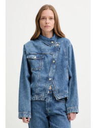 τζιν μπουφάν won hundred χρώμα: μπλε, 3498-15166 100% βαμβάκι