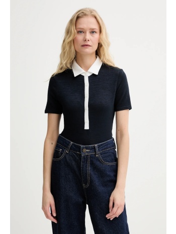 πόλο rag & bone χρώμα ναυτικό μπλε, wcc24ft019jy19 48%