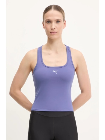 τοπ προπόνησης puma χρώμα μοβ, 526645 ενσωματωμένο 86%