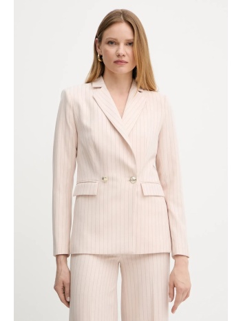 σακάκι morgan vivi.f χρώμα μπεζ, vivi.f κύριο υλικό 72%