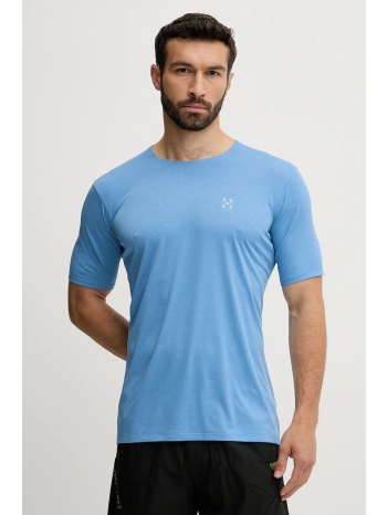 αθλητικό μπλουζάκι haglöfs l.i.m ridge χρώμα μπλε, 607685