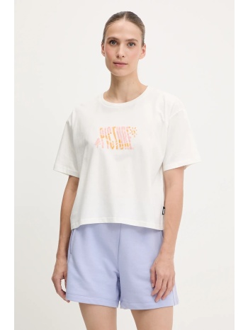 βαμβακερό μπλουζάκι picture keynee χρώμα άσπρο, wts0574